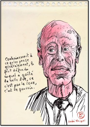 Kais Saied - dessin de Sadri Khiari 2021